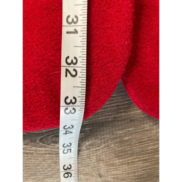 Vintage 90s Gap Red Two Button Wool Blend Blazer Sz L - Picture 8 of 8